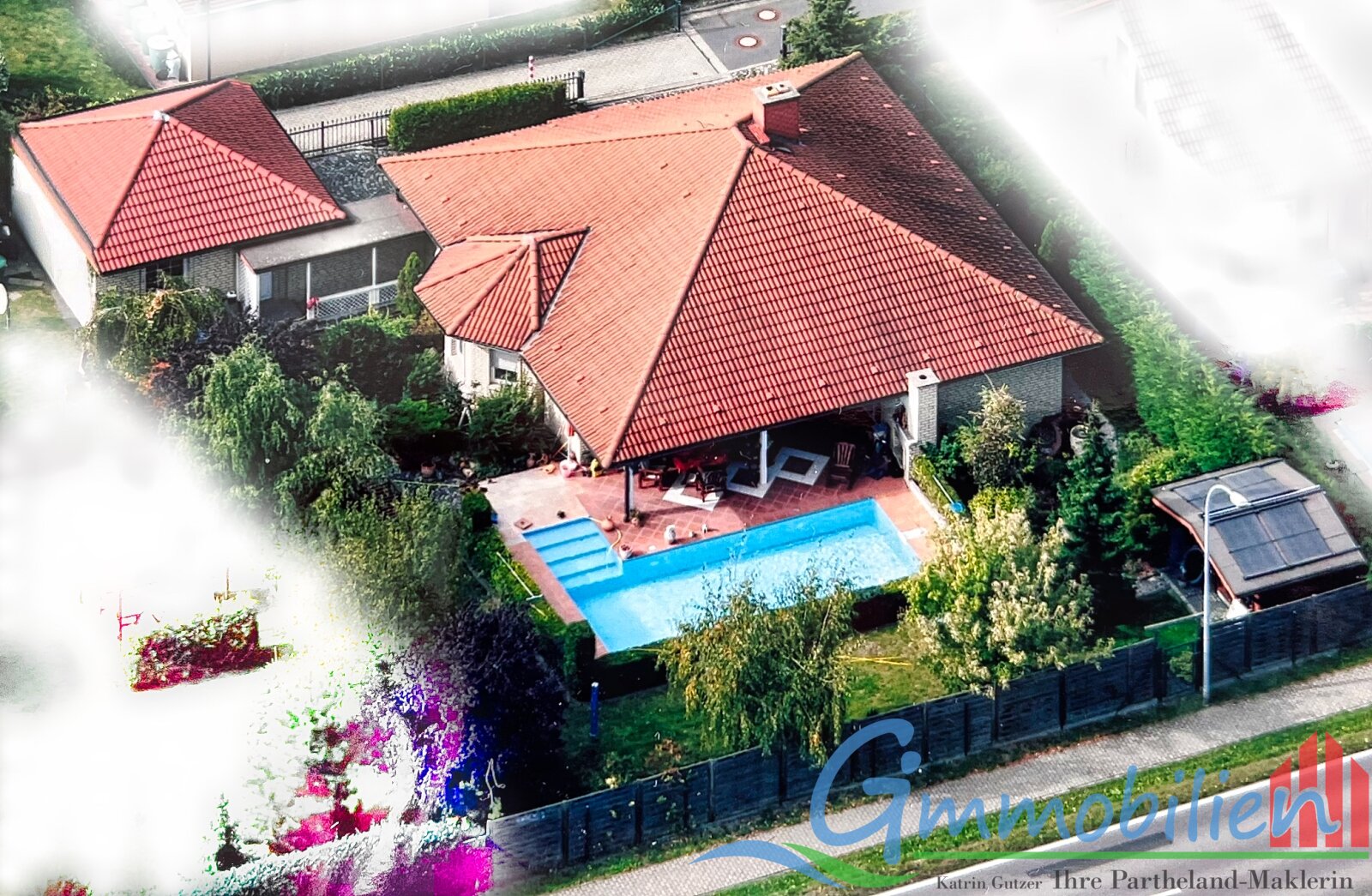 RESERVIERT-Schöner Bungalow mit Pool in Brandis, vollständig unterkellert mit Fußbodenheizung