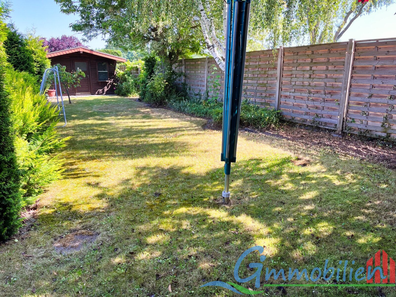 Garten mit Schuppen Garten mit Schuppen