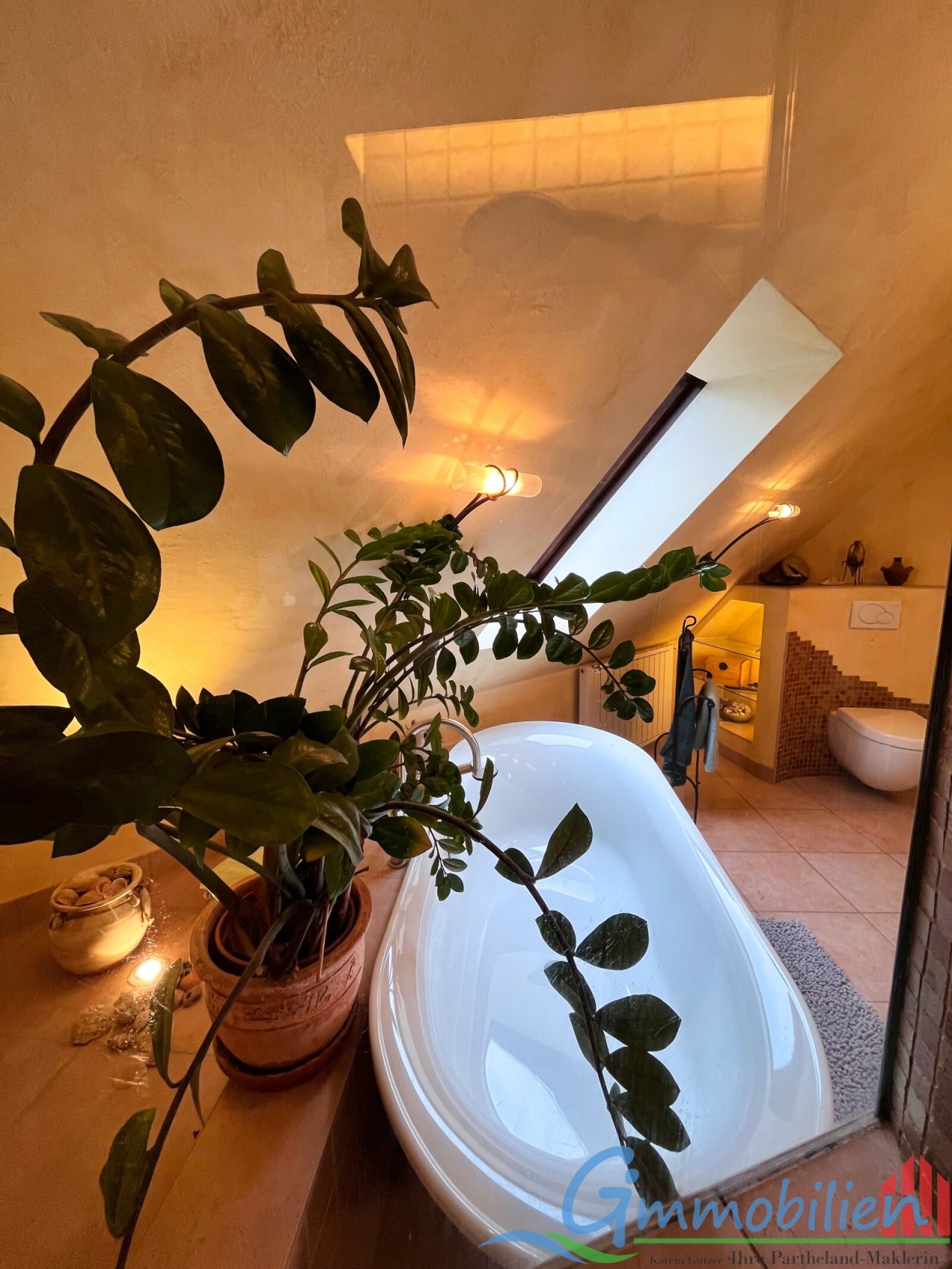 Badewanne auf Füßen